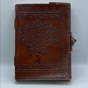 Handmade leather journal
